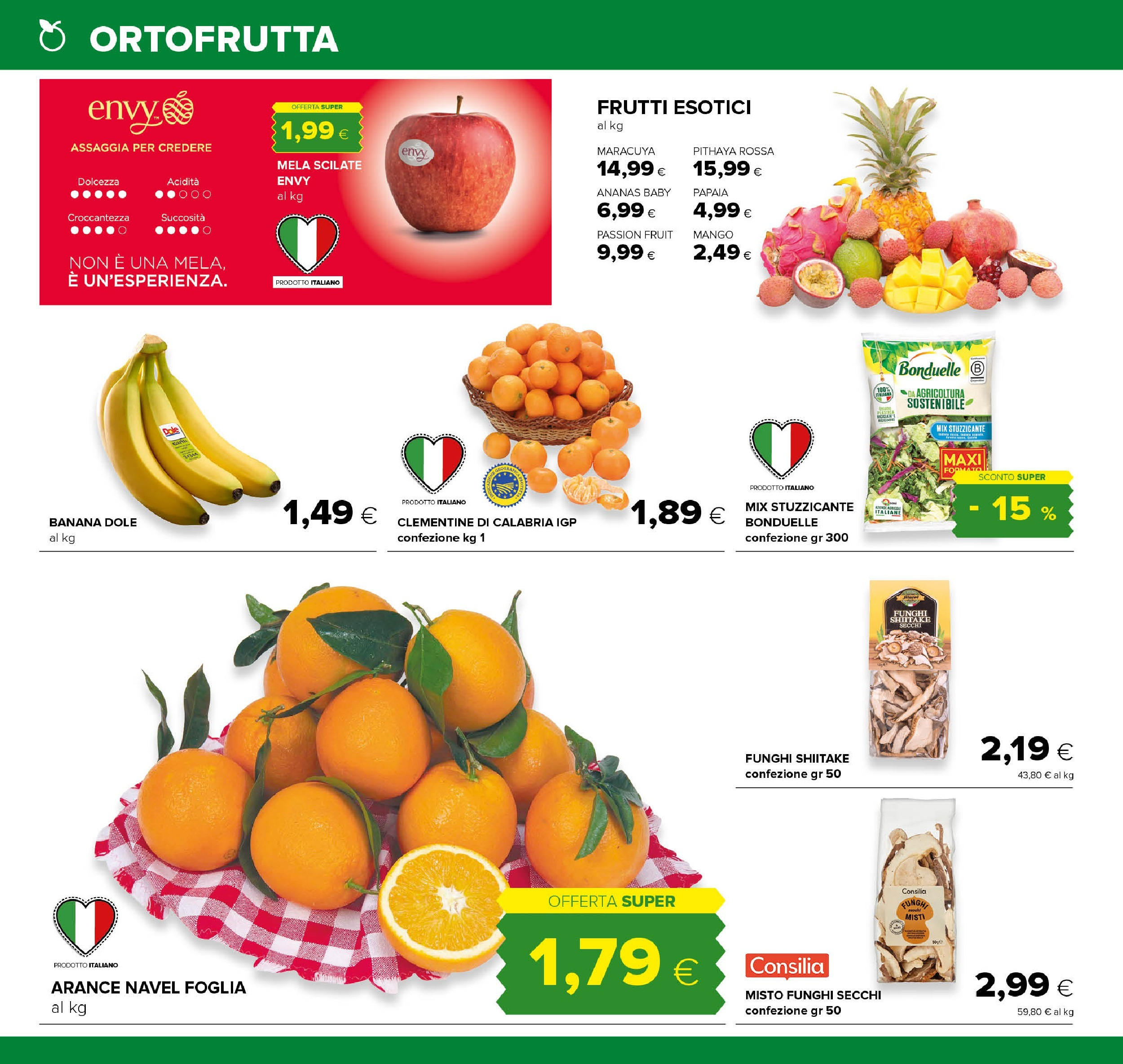 Nuovo Tigre - Volantino Pescara dal 01/12/2024 > offerte anteprima 🛍️ | Pagina: 8 | Prodotti: Arance, Mango, Ananas, Funghi