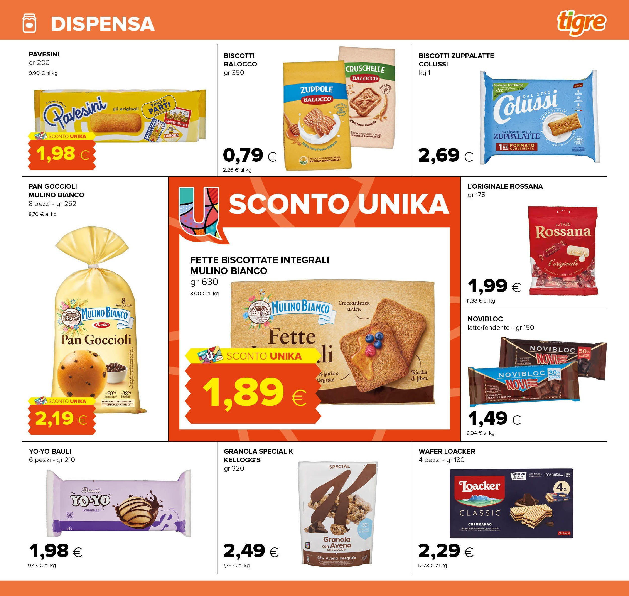 Nuovo Tigre - Volantino Pescara dal 01/12/2024 > offerte anteprima 🛍️ | Pagina: 19 | Prodotti: Cioccolato, Farina, Cacao, Fette biscottate