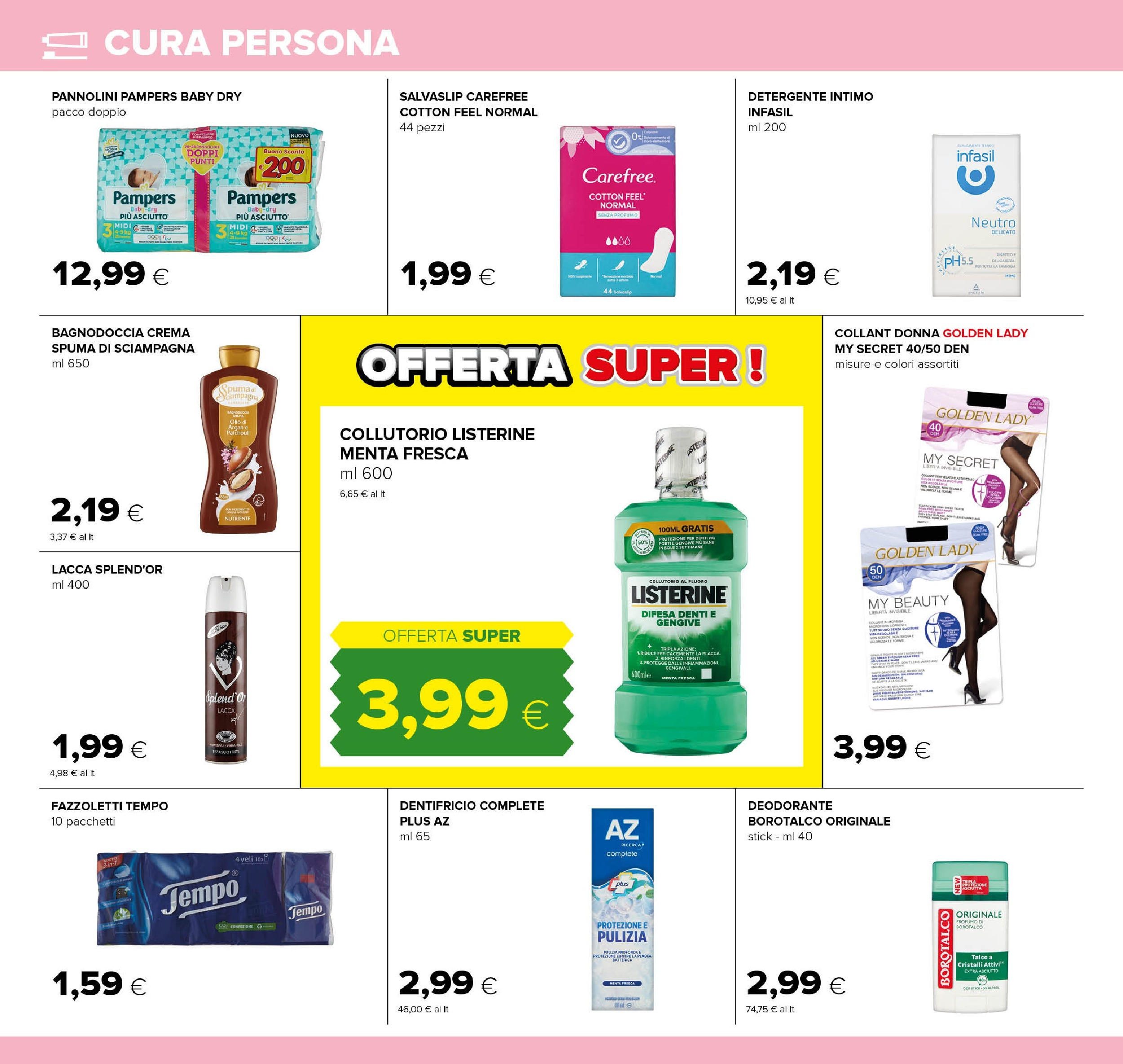 Nuovo Tigre - Volantino Pescara dal 01/12/2024 > offerte anteprima 🛍️ | Pagina: 22 | Prodotti: Crema, Detergente, Fazzoletti, Collant