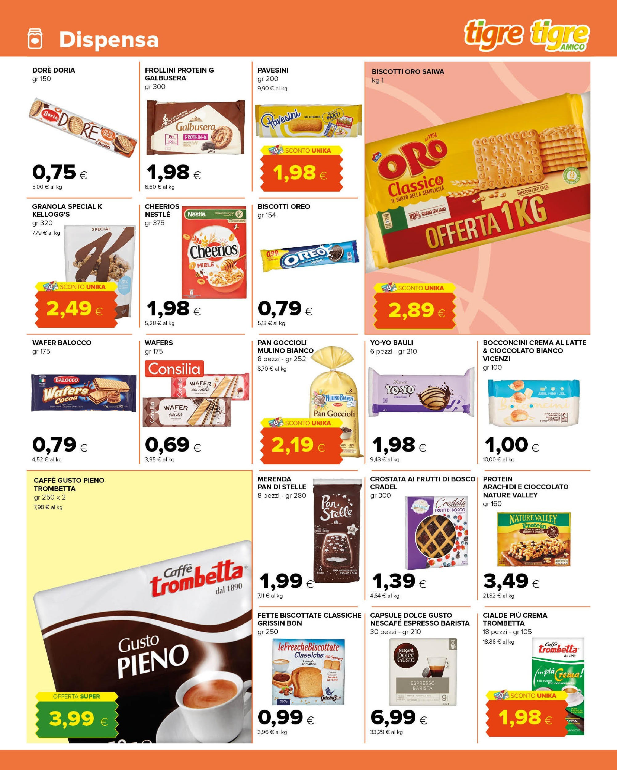 Nuovo Tigre - Volantino Amico dal 03/12/2024 > offerte anteprima 🛍️ | Pagina: 9 | Prodotti: Crema, Caffè, Latte, Cacao