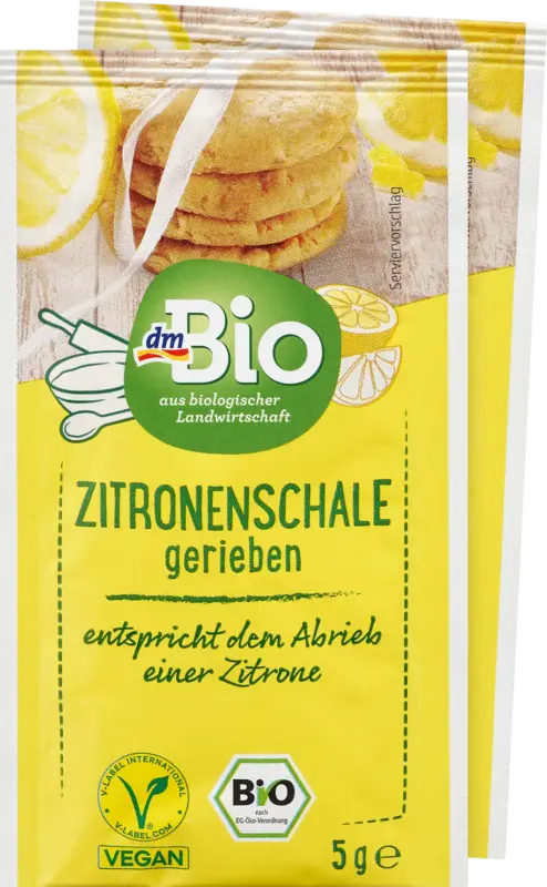 dmBio Zitronenschale gerieben (2x5 g)