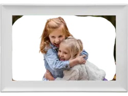 Denver PFF-1080W digitaler Fotorahmen, 10.1 Zoll, 16 GB, Wi-Fi, weiß
