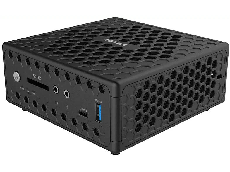 ZOTAC ZBox CI331 nano Mini PC, Intel Celeron N5100, 0GB RAM, SSD, Kein Betriebssystem, Schwarz