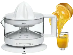 Braun CJ 3000 WH Tribute Collection Zitruspresse, Wei&szlig;