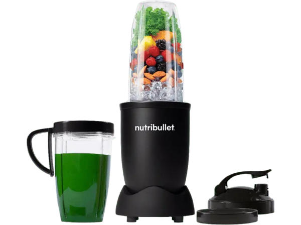 Nutri Bullet NB 907MAB pro Standmixer (Schwarz Matt, 900 Watt, 710+946ml to go Becher)