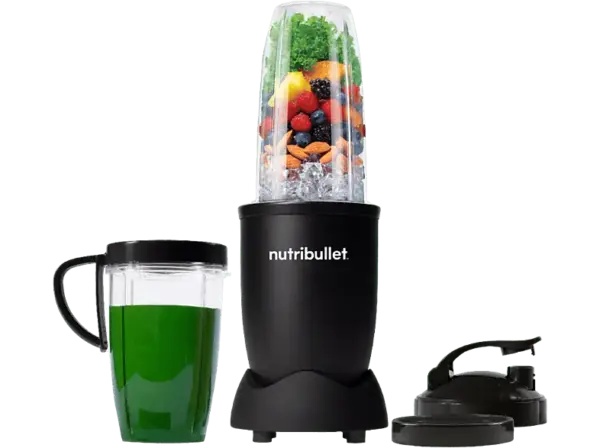 Nutri Bullet NB 907MAB pro Standmixer (Schwarz Matt, 900 Watt, 710+946ml to go Becher)
