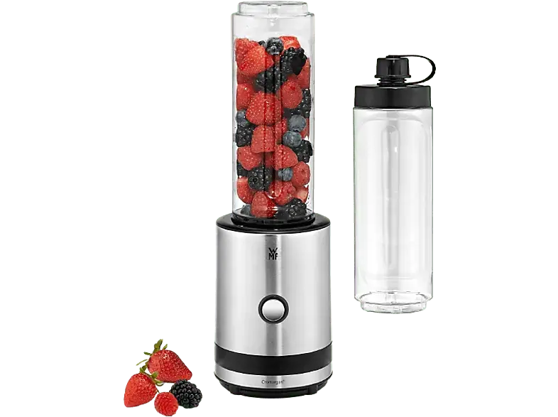 WMF 0416500011 Küchenminis Standmixer (Silber, 300 Watt, 0.6 l)