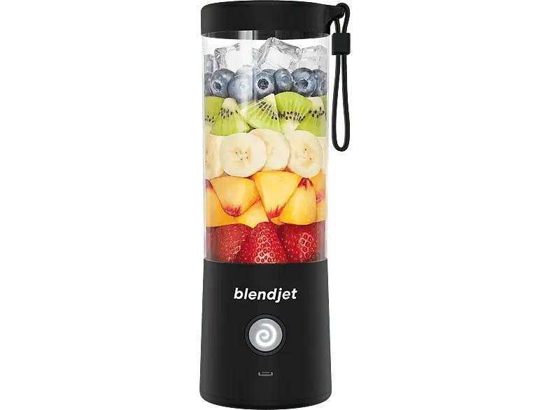 BlendJet 2 black Portable Blender (Schwarz, 475 ml)