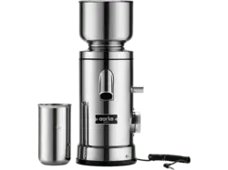Aarke A1340 Kaffeemühle (Stainless Steel, 64 mm flache Mahlscheiben aus Edelstahl)