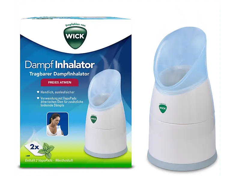 Wick Dampfinhalator W1300DE; Dampf Inhalator