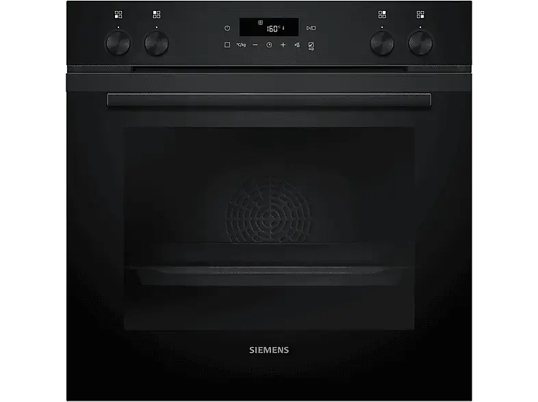 Siemens HE271ABB4 Einbauherd, mit humidClean (71 l, Deep black inox, 594 mm breit, A+)