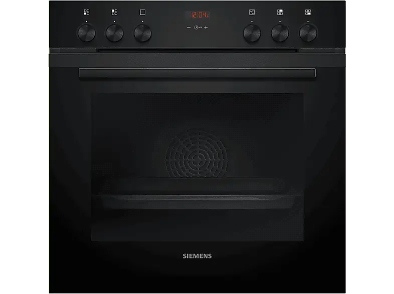 Siemens HE213ABB3 iQ300 Einbauherd (71 l, Deep black inox, 594 mm breit, A+)