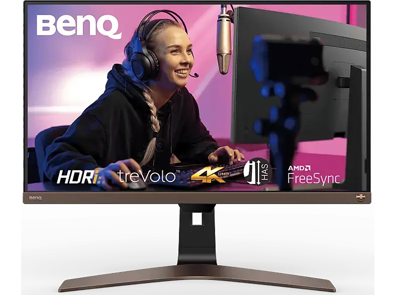 BenQ Monitor EW2880U, 28Zoll, UHD, 60Hz, 5ms, IPS, 300cd, HDR10, HDRi, 90% P3, Lautsprecher, Schwarz