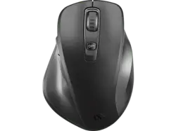 ISY IBM 2000 Maus, Bluetooth, 2.4GHz, 1600 dpi, USB-C, Schwarz