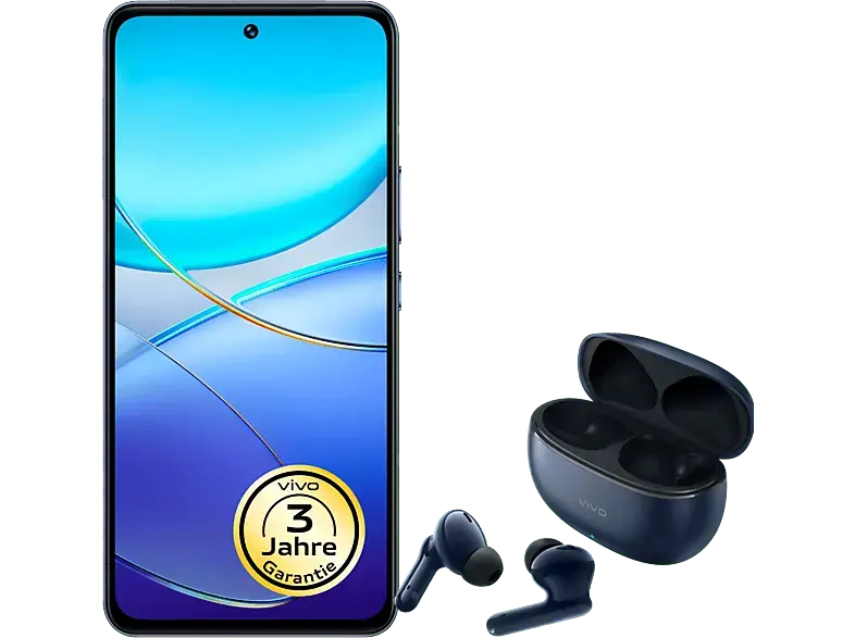 Vivo V40 SE 4G 8+256GB, Crystal Black inkl. Vivo TWS Kopfhörer