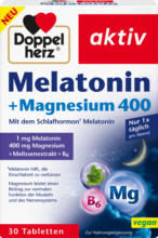 dm-drogerie markt Doppelherz Melatonin + Magnesium 400 Tabletten 30 St - bis 15.01.2025