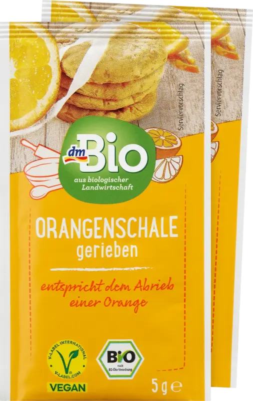dmBio Orangenschale gerieben (2x5 g)