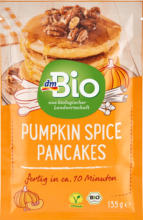 dm-drogerie markt dmBio Backmischung Pancakes Pumpkin Spice, vegan - bis 31.12.2024