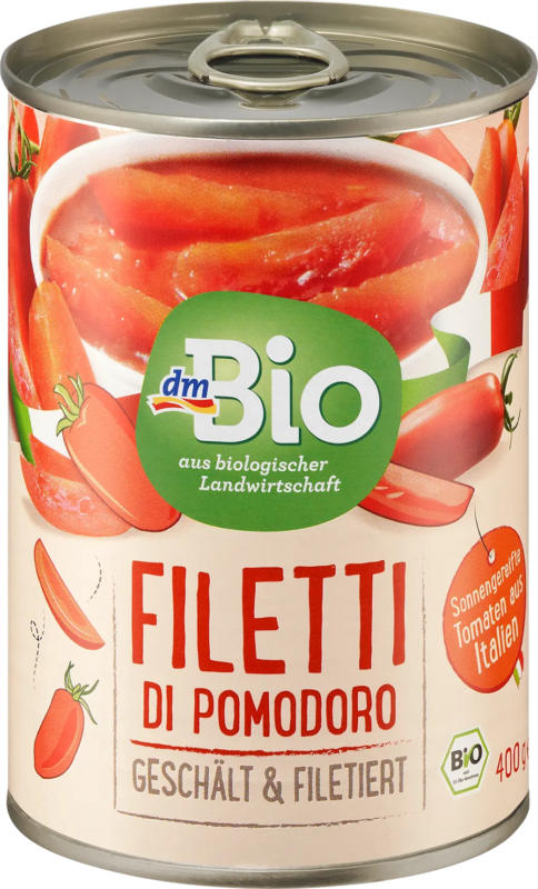 dmBio Tomatensoße, Filetti di Pomodoro