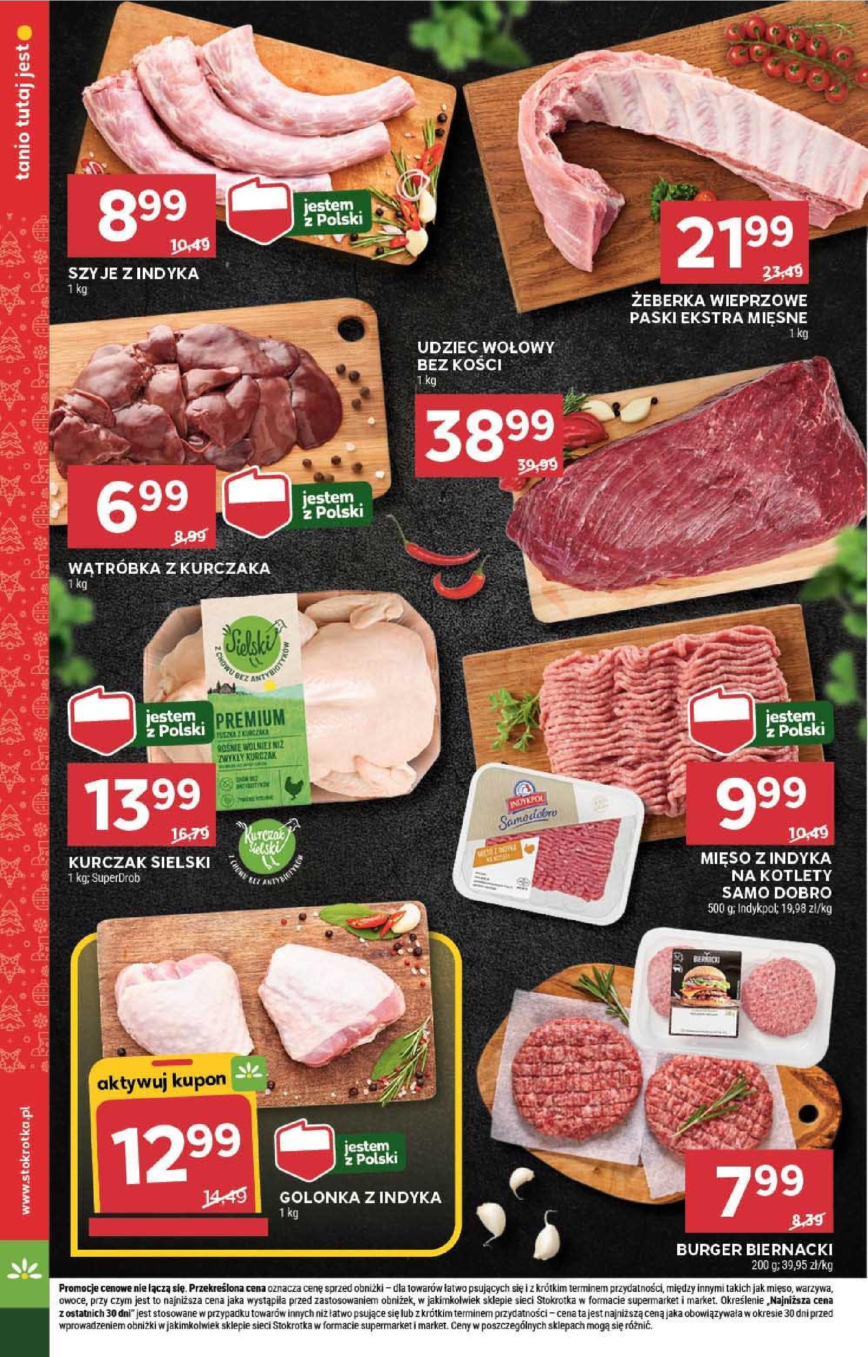 Stokrotka - Stokrotka SUPERMARKET gazetka do 11.12.2024 03.12.2024 - Promocje online | Strona: 14 | Produkty: Kurczak, Mięso, Stokrotka, Kotlety