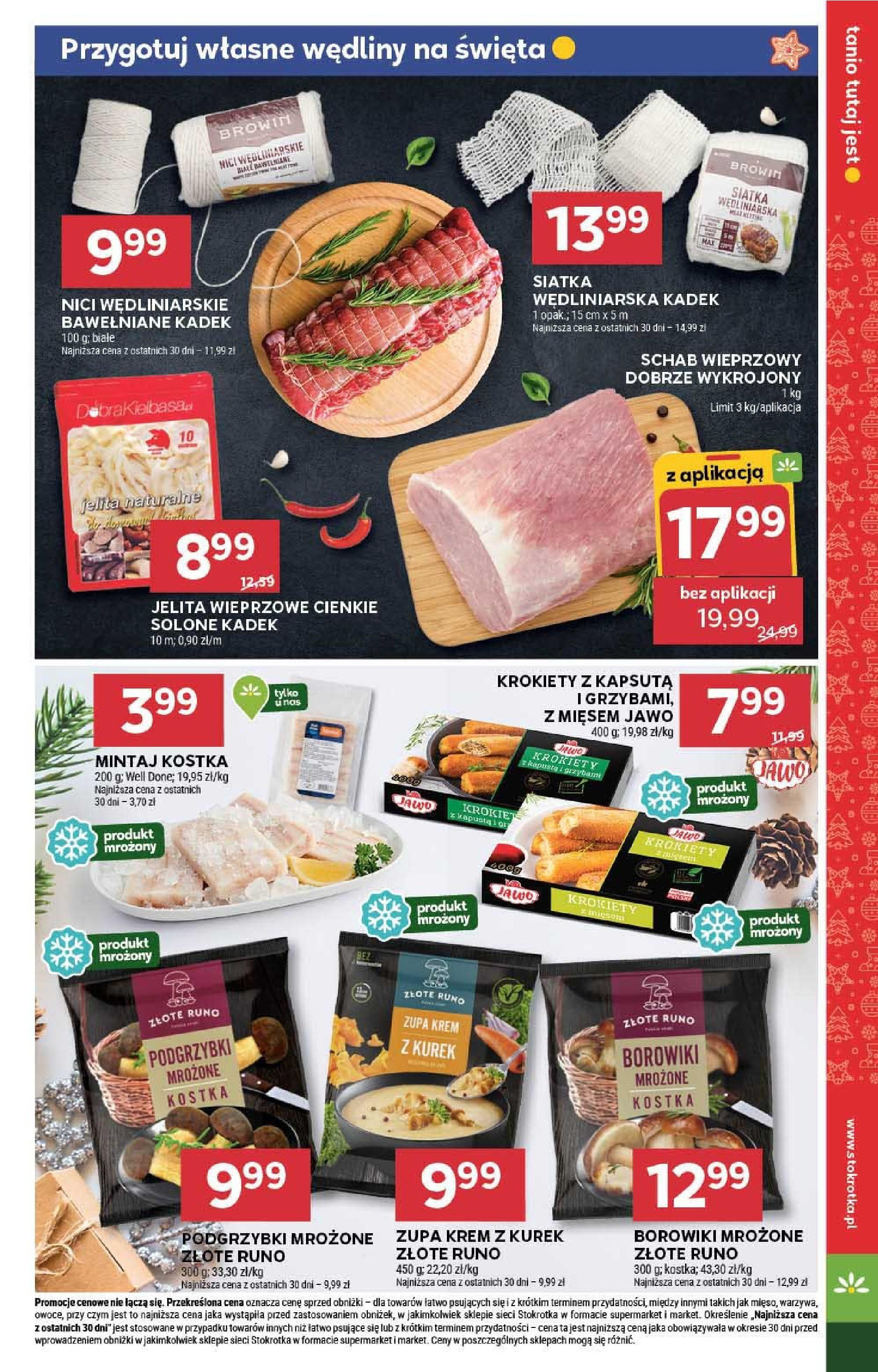 Stokrotka - Stokrotka SUPERMARKET gazetka do 11.12.2024 03.12.2024 - Promocje online | Strona: 15 | Produkty: Kapusta, Schab wieprzowy, Mintaj kostka, Siatka