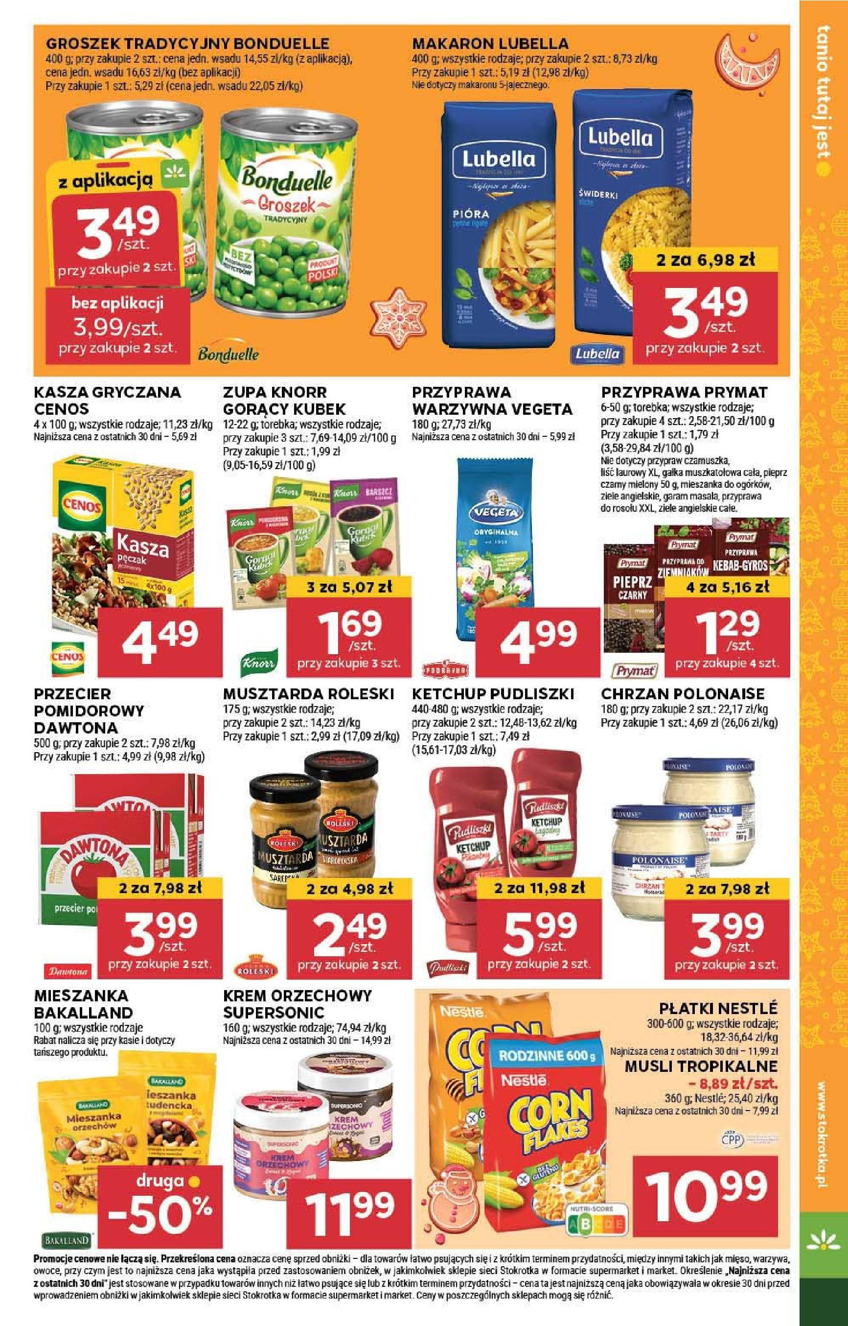 Stokrotka - Stokrotka SUPERMARKET gazetka do 11.12.2024 03.12.2024 - Promocje online | Strona: 19 | Produkty: Musli tropikalne, Ketchup pudliszki, Krem, Pieprz