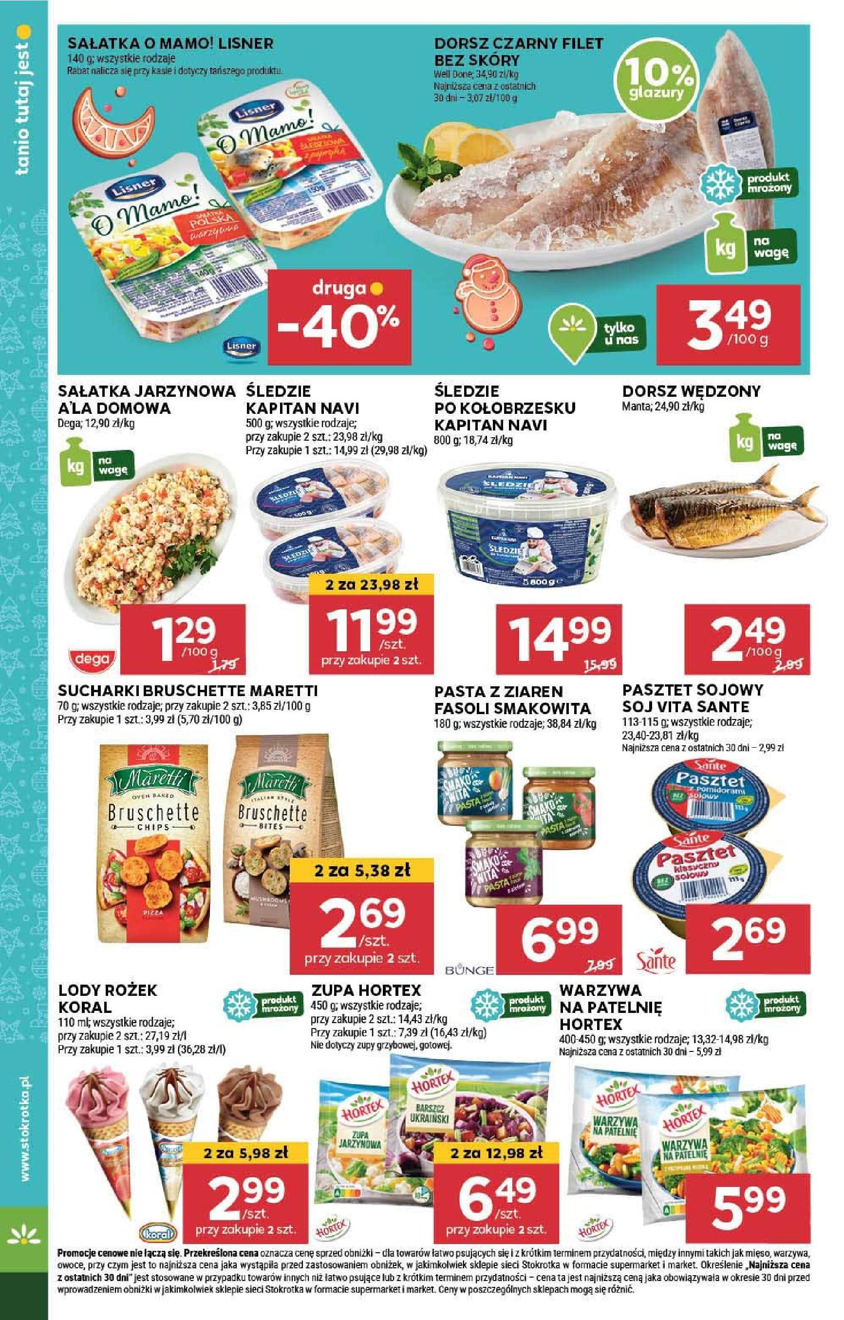 Stokrotka - Stokrotka SUPERMARKET gazetka do 11.12.2024 03.12.2024 - Promocje online | Strona: 22 | Produkty: Stokrotka, Warzywa na patelnie, Pizza, Lody