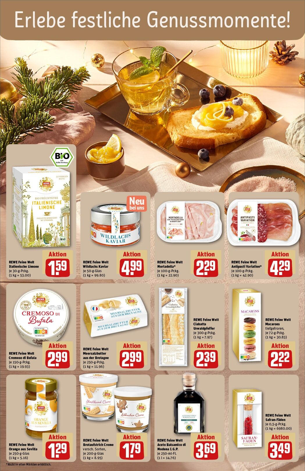 Rewe - Rewe: Wochenangebote (ab 08.12.2024) zum Blättern » Angebote | Seite: 16 | Produkte: Balsamico, Creme