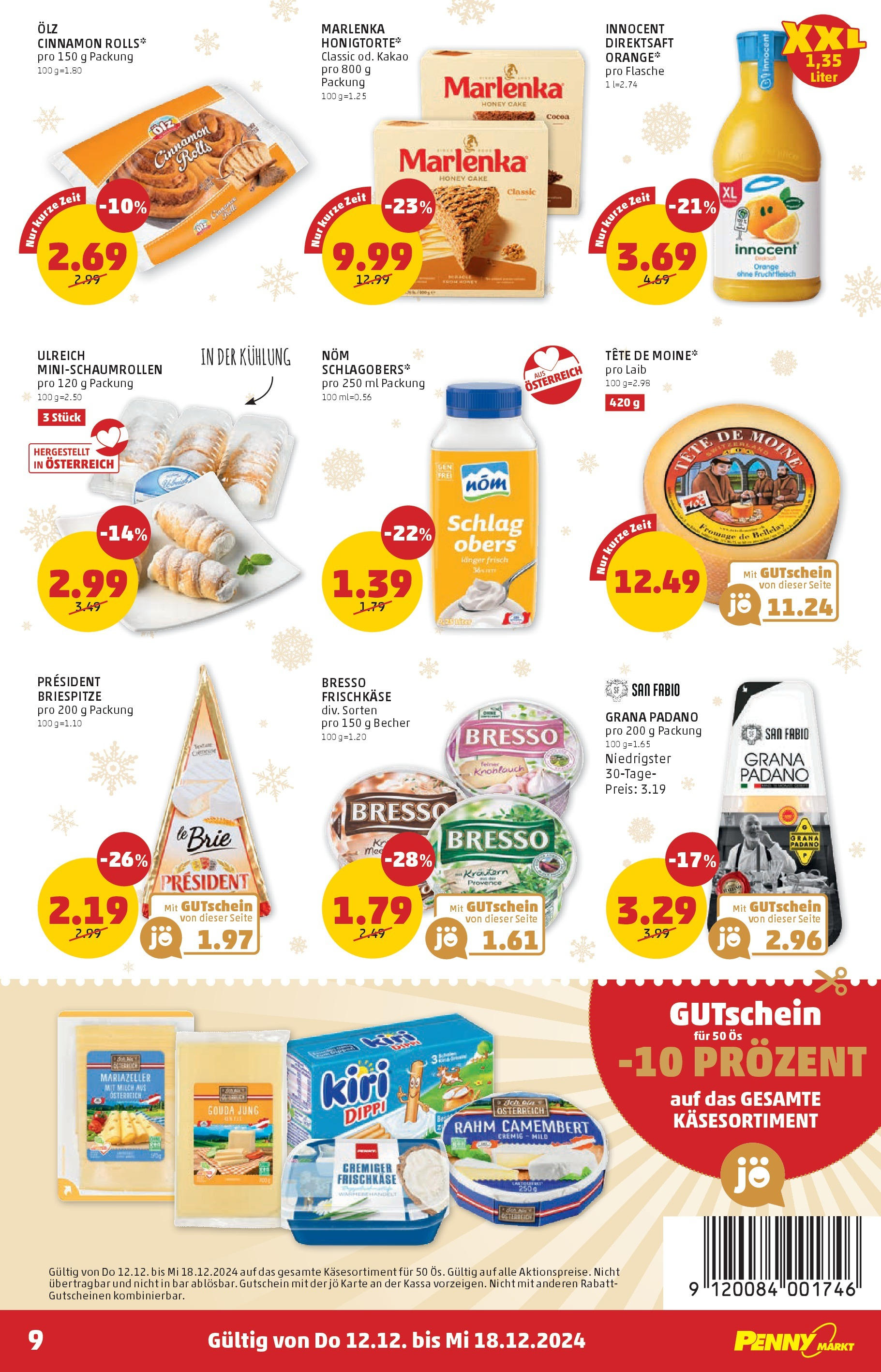 Penny Markt - PENNY: Die ganze Woche sparen. ab (11.12.2024) - Angebote, Prospekt | Seite: 9 | Produkte: Knoblauch, Milch