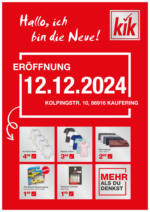 KiK KiK: Neueröffnung in Kaufering - bis 13.12.2024