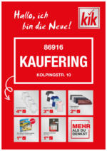 KiK KiK: Neueröffnung in Kaufering - bis 13.01.2025