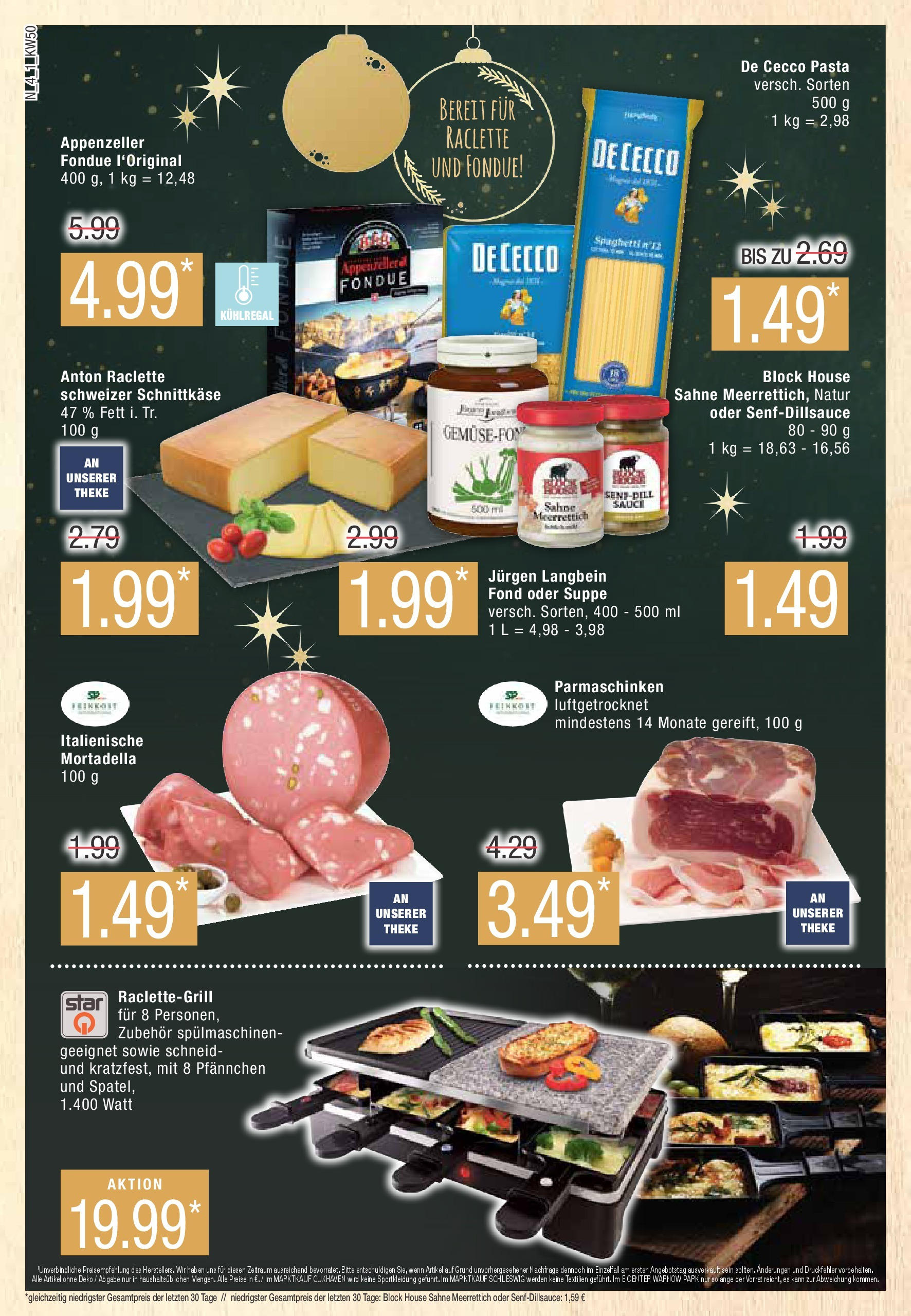 Edeka - EDEKA: Wochenangebote (ab 08.12.2024) » Angebote Online | Seite: 4 | Produkte: Theke, Pasta, Fondue, Sahne