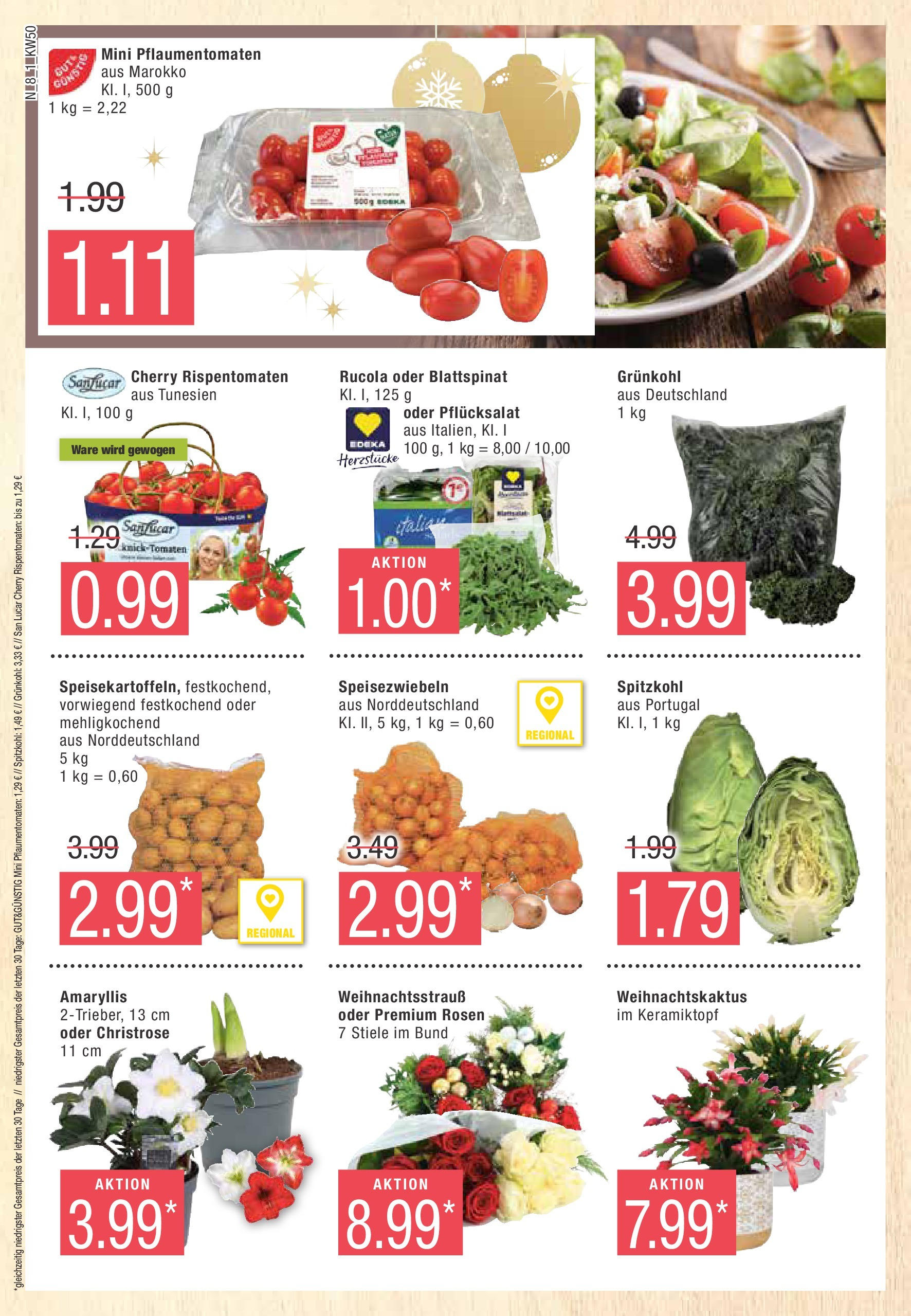 Edeka - EDEKA: Wochenangebote (ab 08.12.2024) » Angebote Online | Seite: 8 | Produkte: Rucola