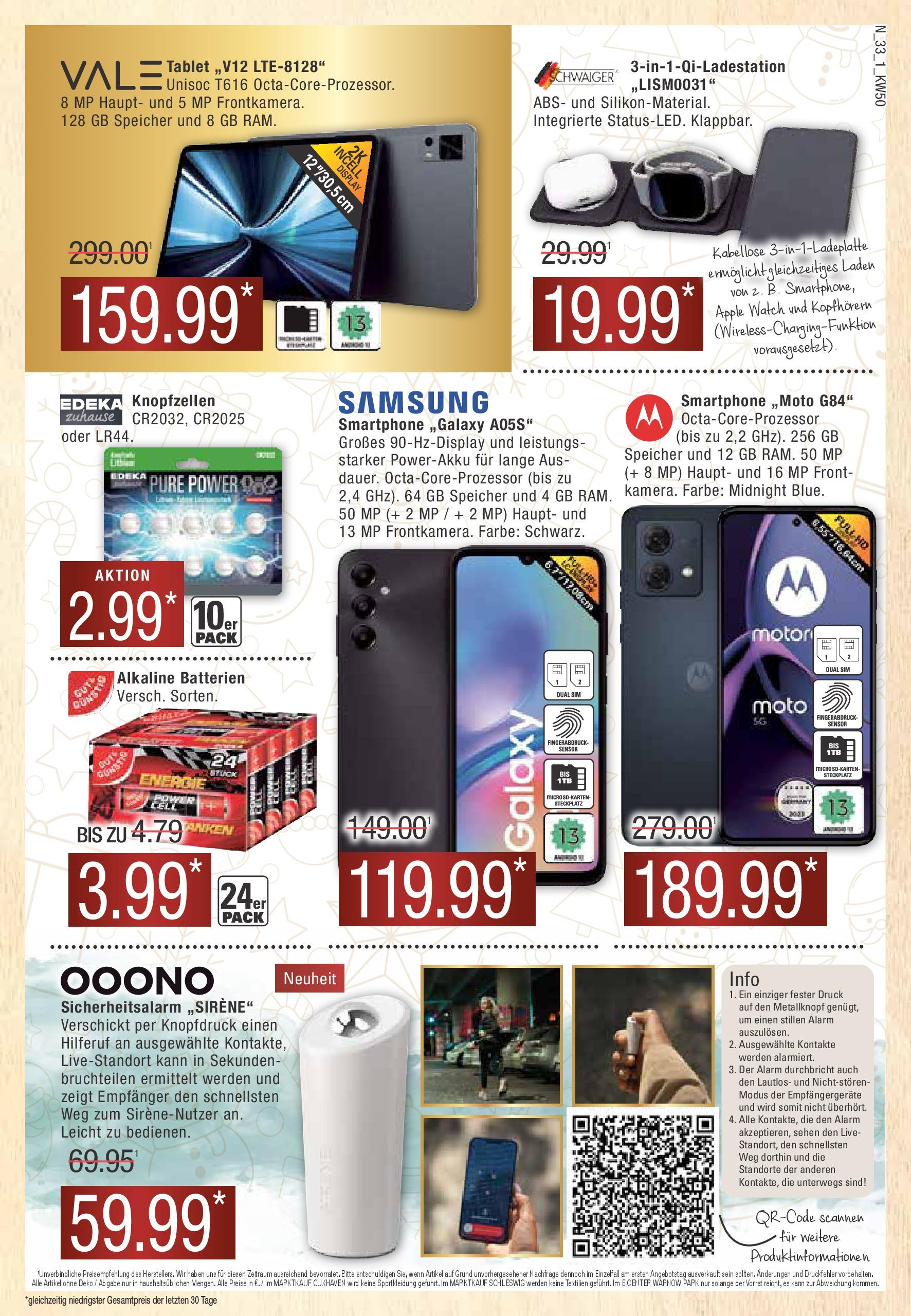 Edeka - EDEKA: Wochenangebote (ab 08.12.2024) » Angebote Online | Seite: 33 | Produkte: Apple watch, Batterien, Samsung, Smartphone