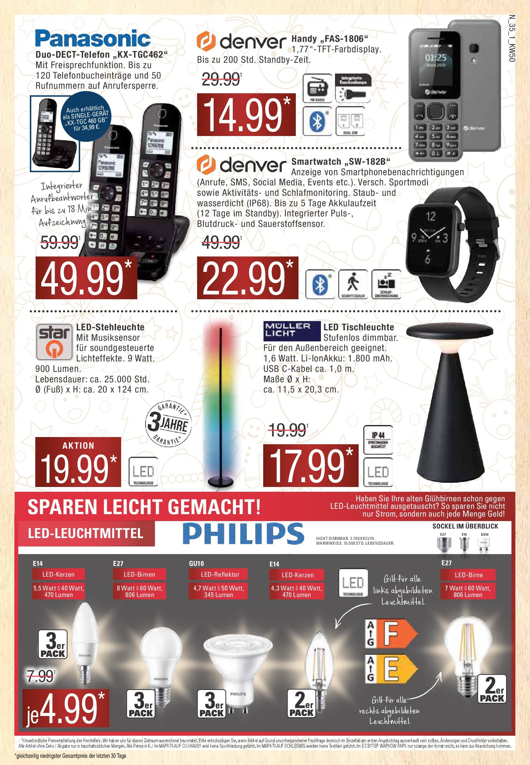 Edeka - EDEKA: Wochenangebote (ab 08.12.2024) » Angebote Online | Seite: 35 | Produkte: Philips, Panasonic, USB