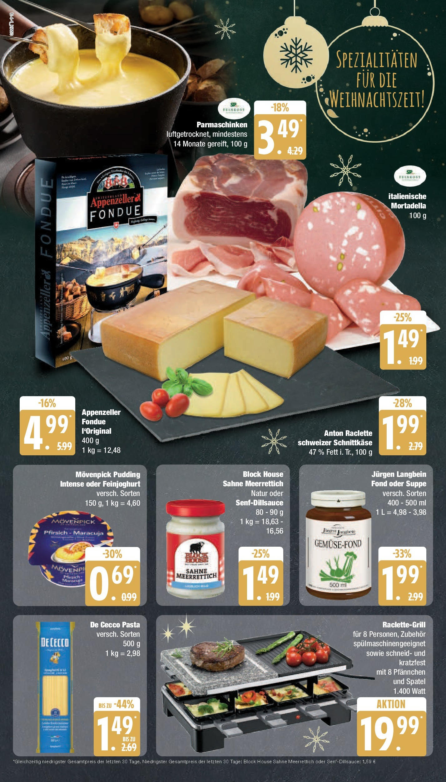 Marktkauf - Marktkauf: Wochenangebote (ab 08.12.2024) » Angebote online | Seite: 4 | Produkte: Pudding, Pfirsich, Pasta, Raclette