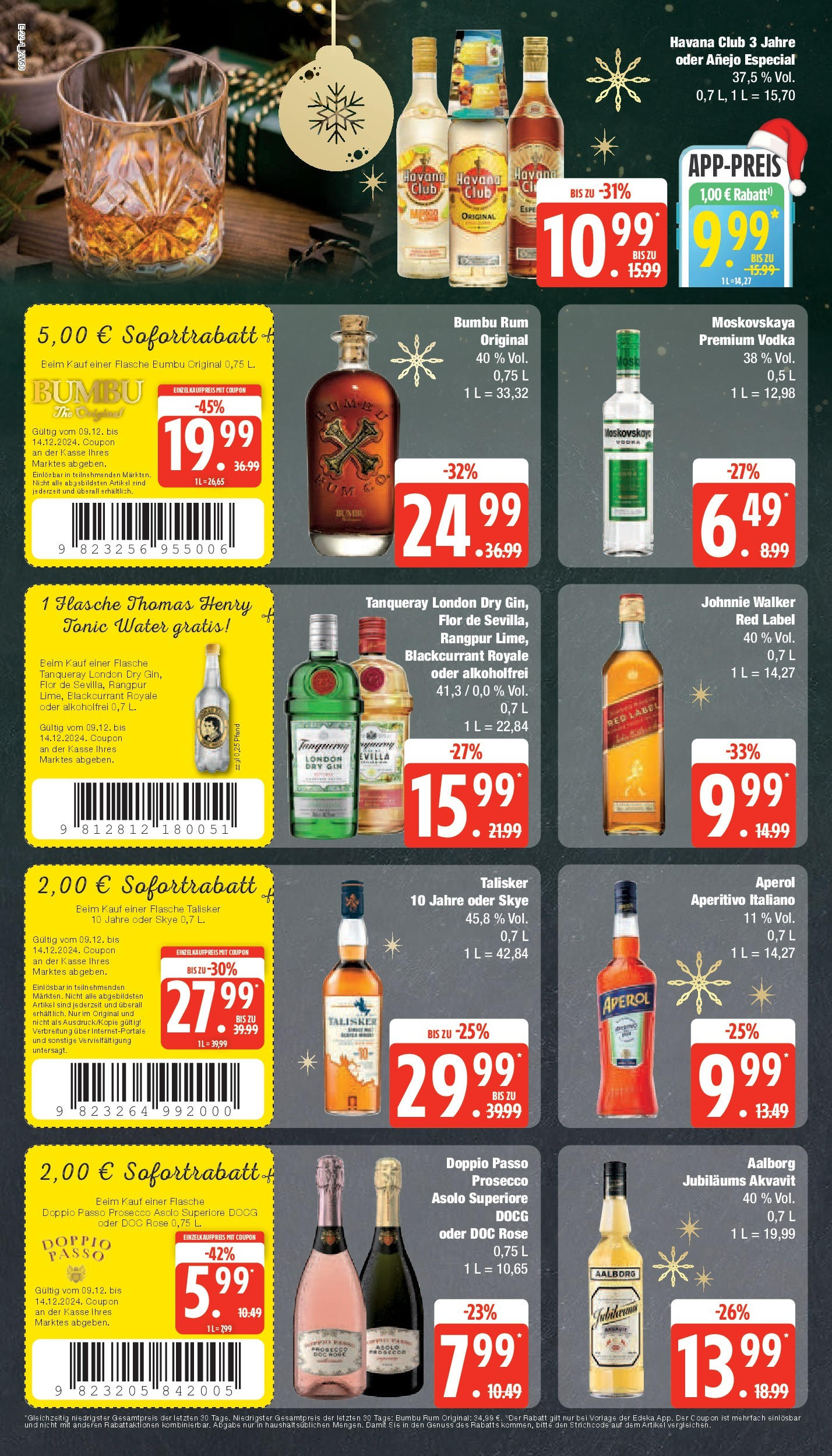 Marktkauf - Marktkauf: Wochenangebote (ab 08.12.2024) » Angebote online | Seite: 22 | Produkte: Havana club, Rum, Doppio Passo, Vodka