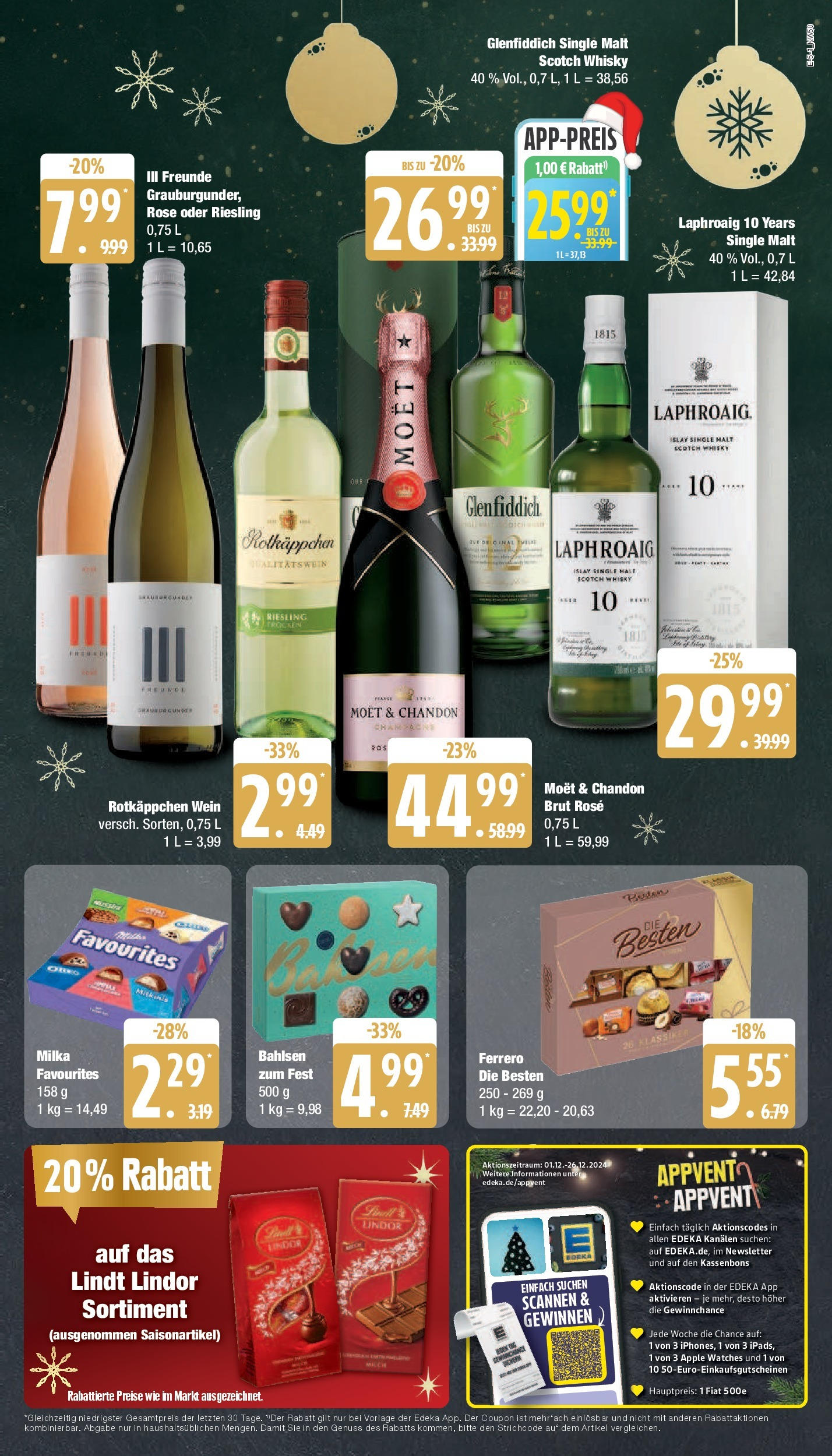 Marktkauf - Marktkauf: Wochenangebote (ab 08.12.2024) » Angebote online | Seite: 5 | Produkte: Whisky, Apple, Wein, Lindt