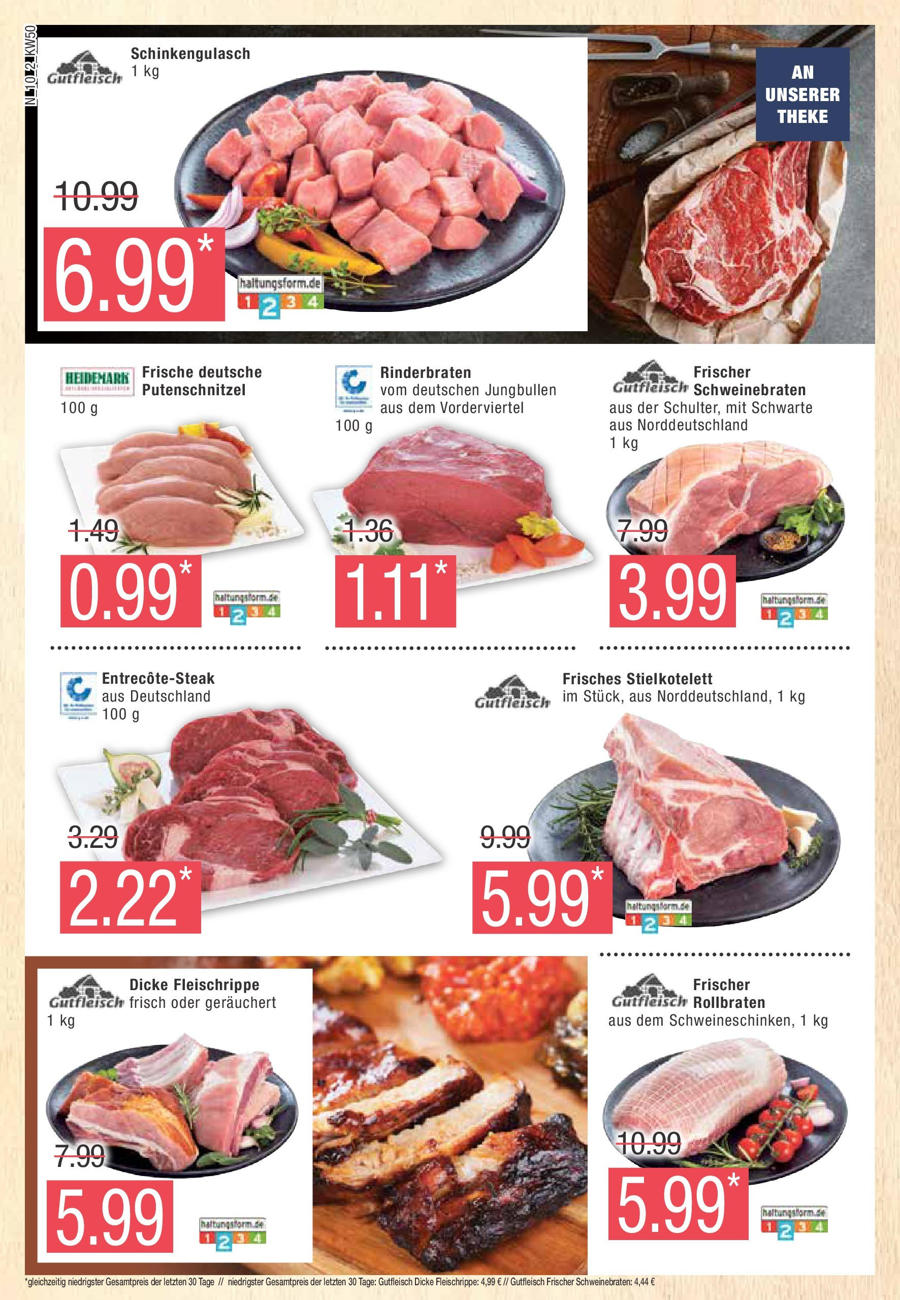 Edeka - EDEKA: Wochenangebote (ab 08.12.2024) » Angebote Online | Seite: 10 | Produkte: Rinderbraten, Theke, Putenschnitzel