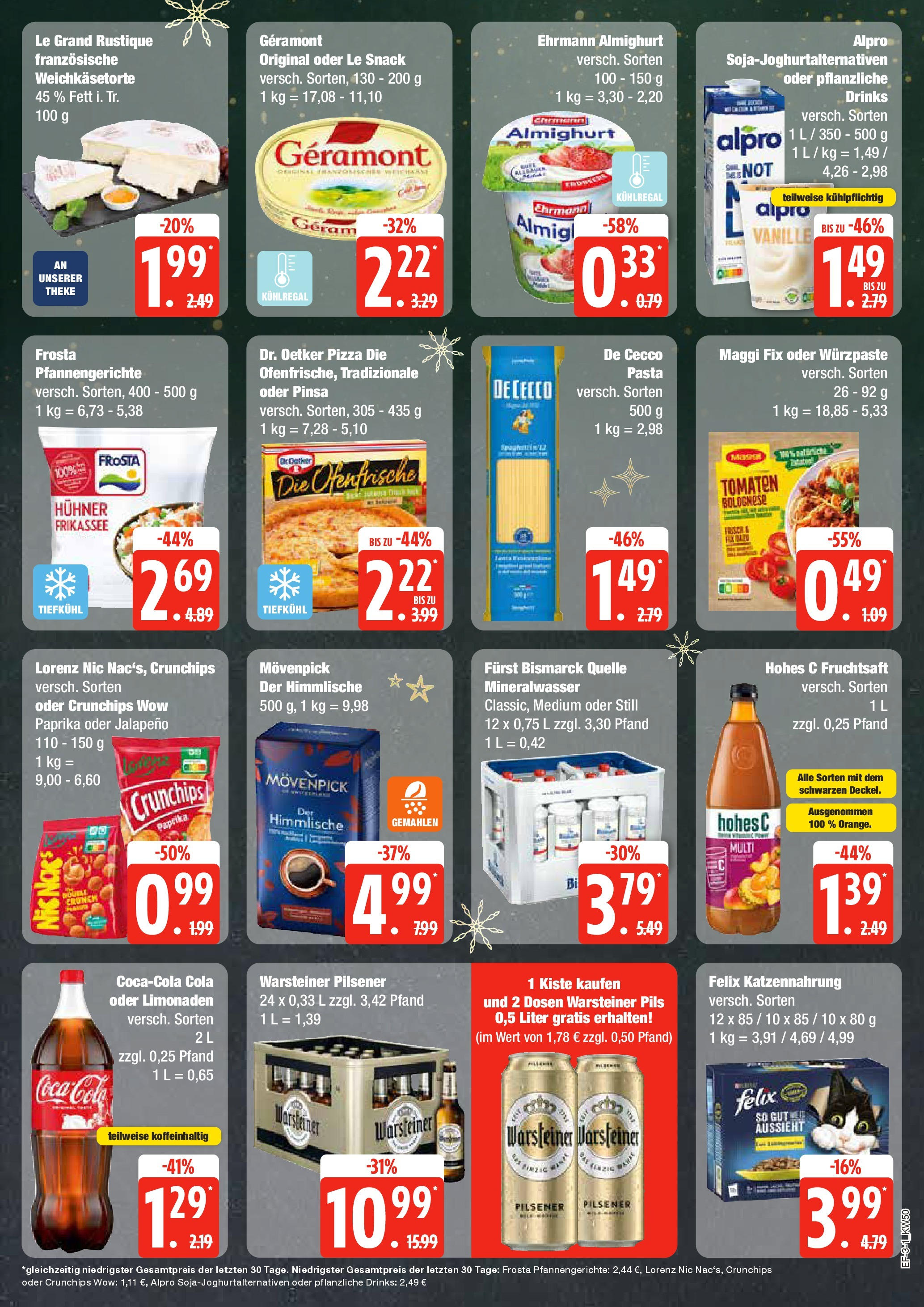 Edeka - Hamburg, Bremer Straße 31-33 (ab 09.12.2024) » Angebote Online | Seite: 3 | Produkte: Geramont, Theke, Mineralwasser, Fruchtsaft