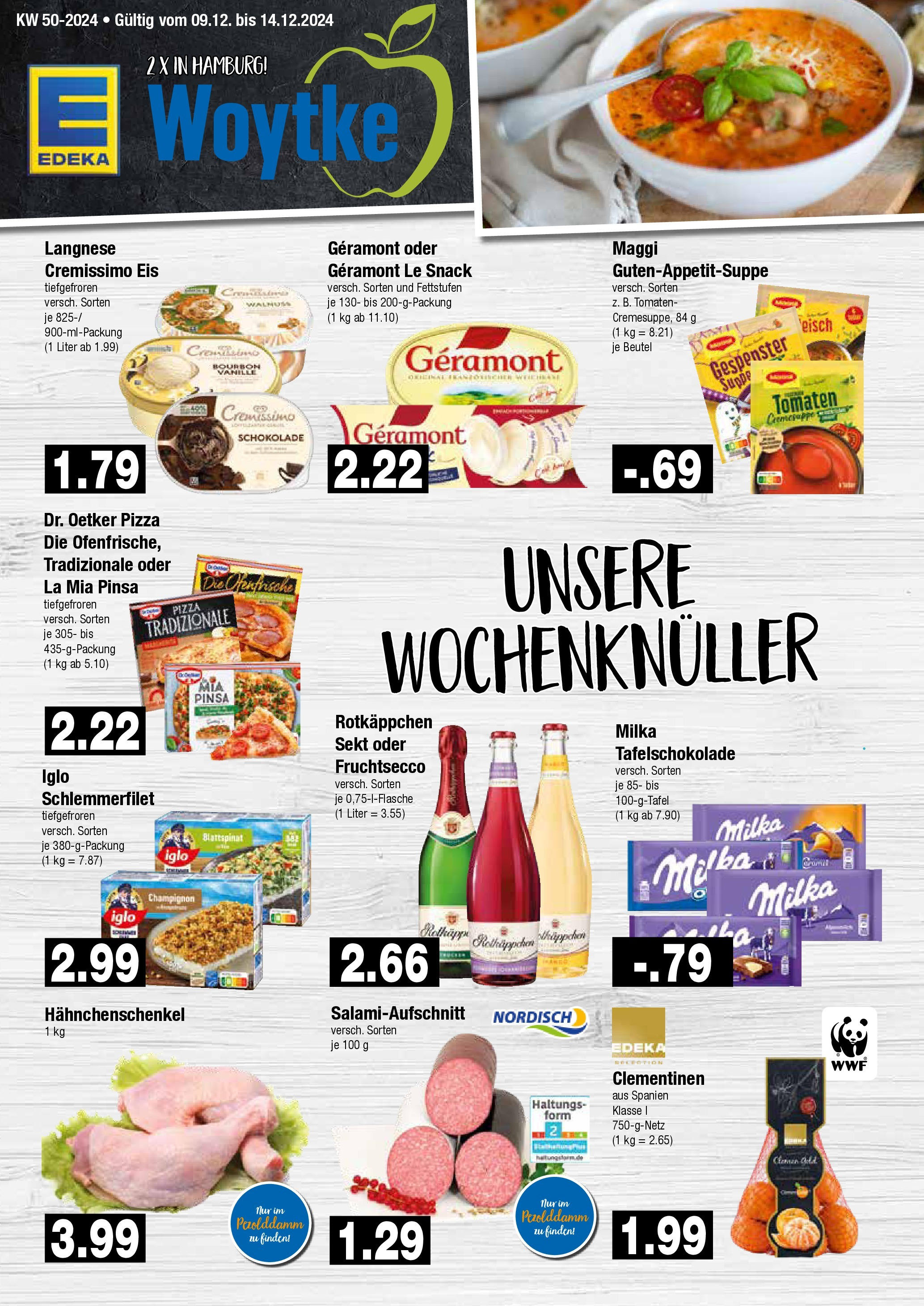 Edeka - EDEKA: Wochenangebote (ab 08.12.2024) » Angebote Online | Seite: 1 | Produkte: Sekt, Iglo, Ofenfrische, Fruchtsecco