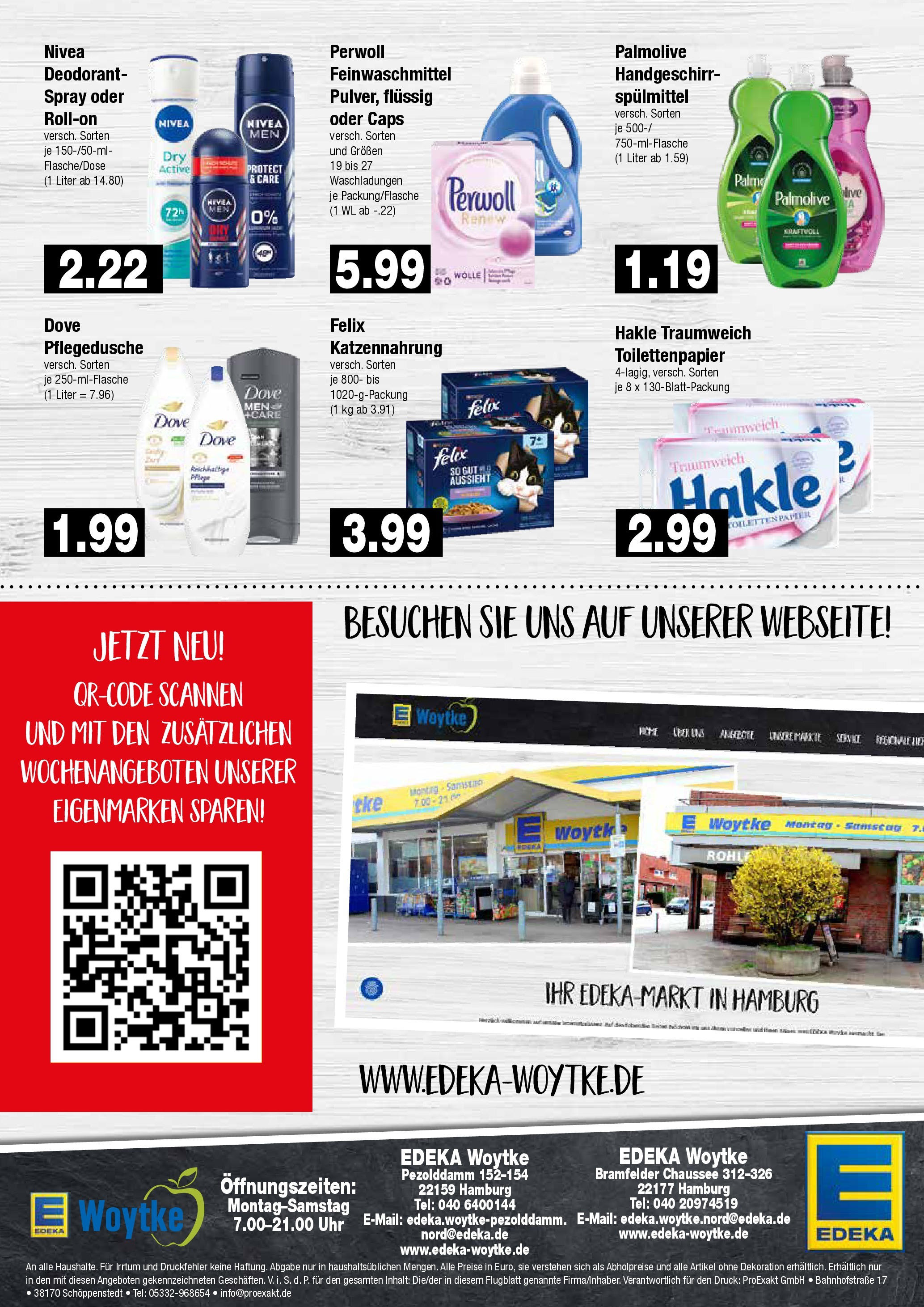 Edeka - EDEKA: Wochenangebote (ab 08.12.2024) » Angebote Online | Seite: 8 | Produkte: Perwoll, Deodorant, Uhr, Toilettenpapier