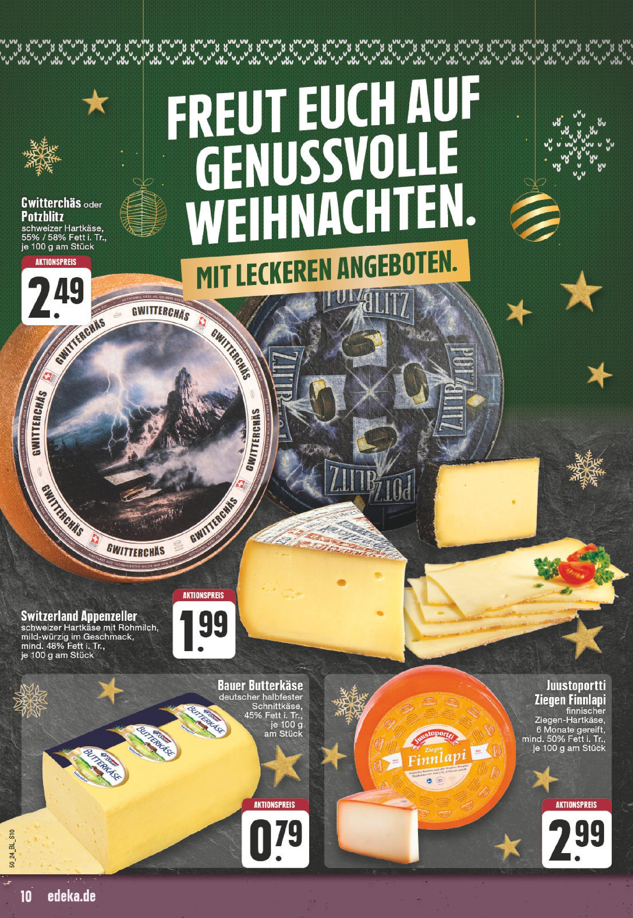 Edeka - EDEKA: Wochenangebote (ab 08.12.2024) » Angebote Online | Seite: 10 | Produkte: Käse