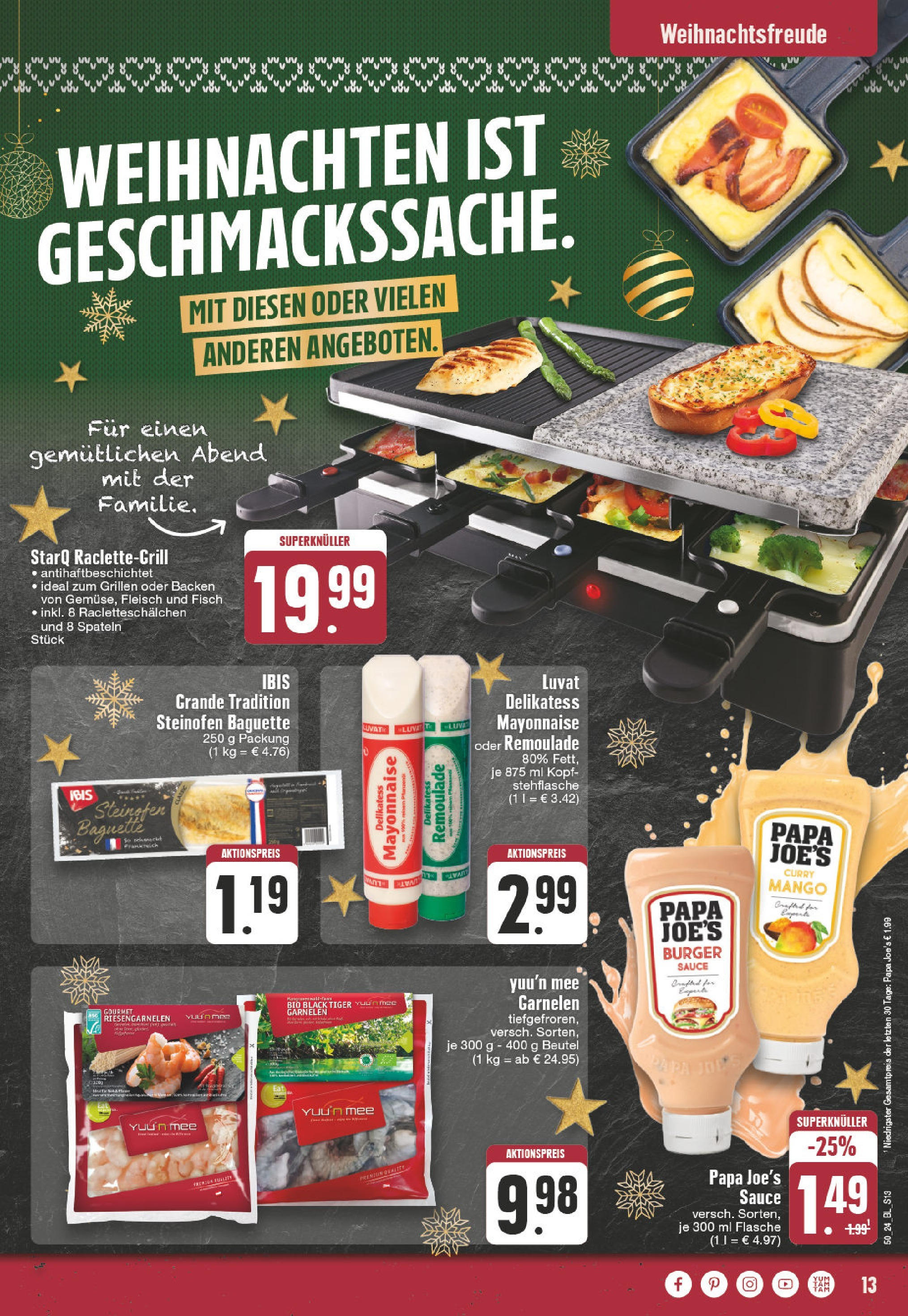 Edeka - EDEKA: Wochenangebote (ab 08.12.2024) » Angebote Online | Seite: 13 | Produkte: Garnelen, Fisch, Mayonnaise, Fleisch