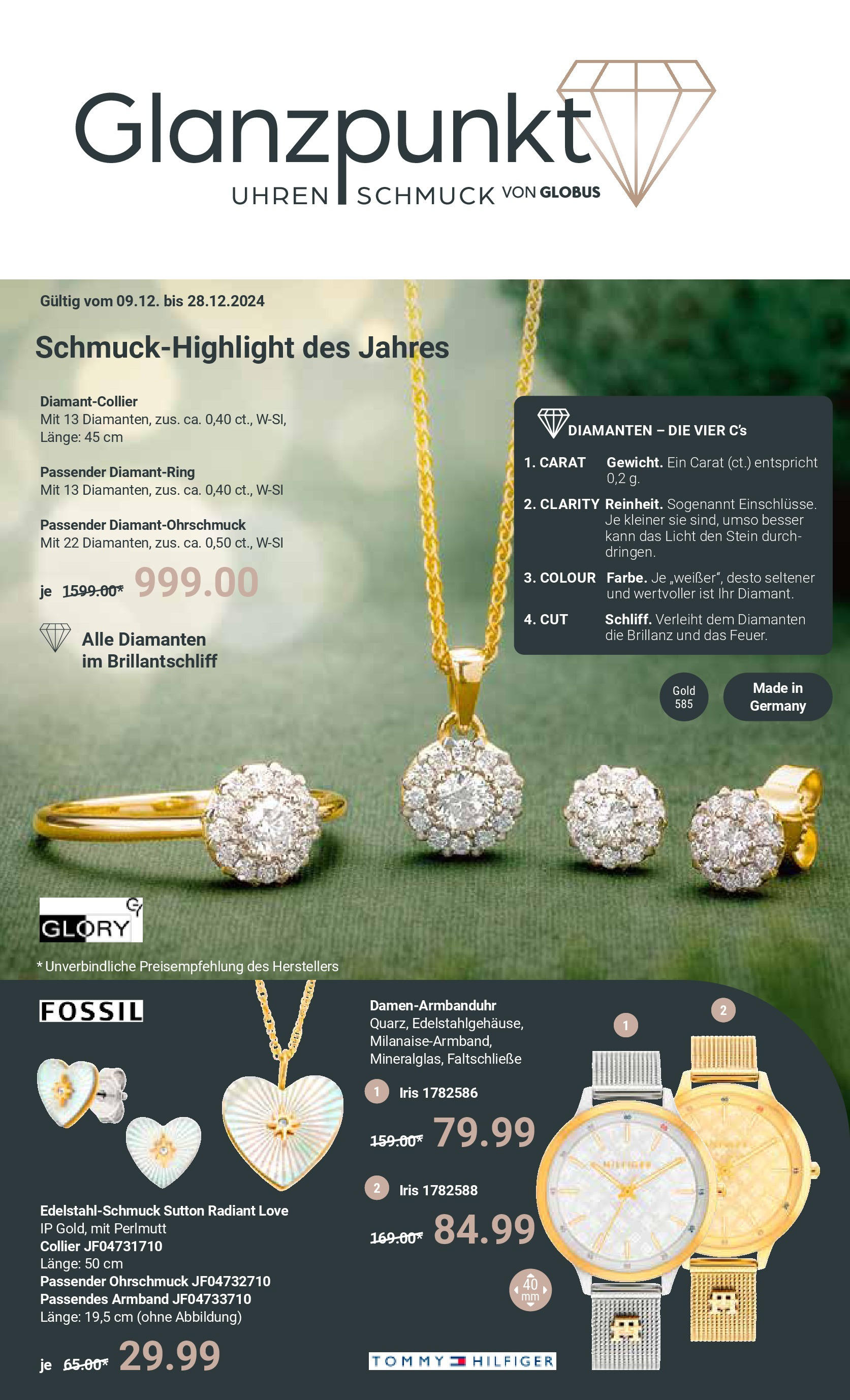 Globus - Globus: Magazin UhrenSchmuck (ab 09.12.2024) » Angebote online | Seite: 1