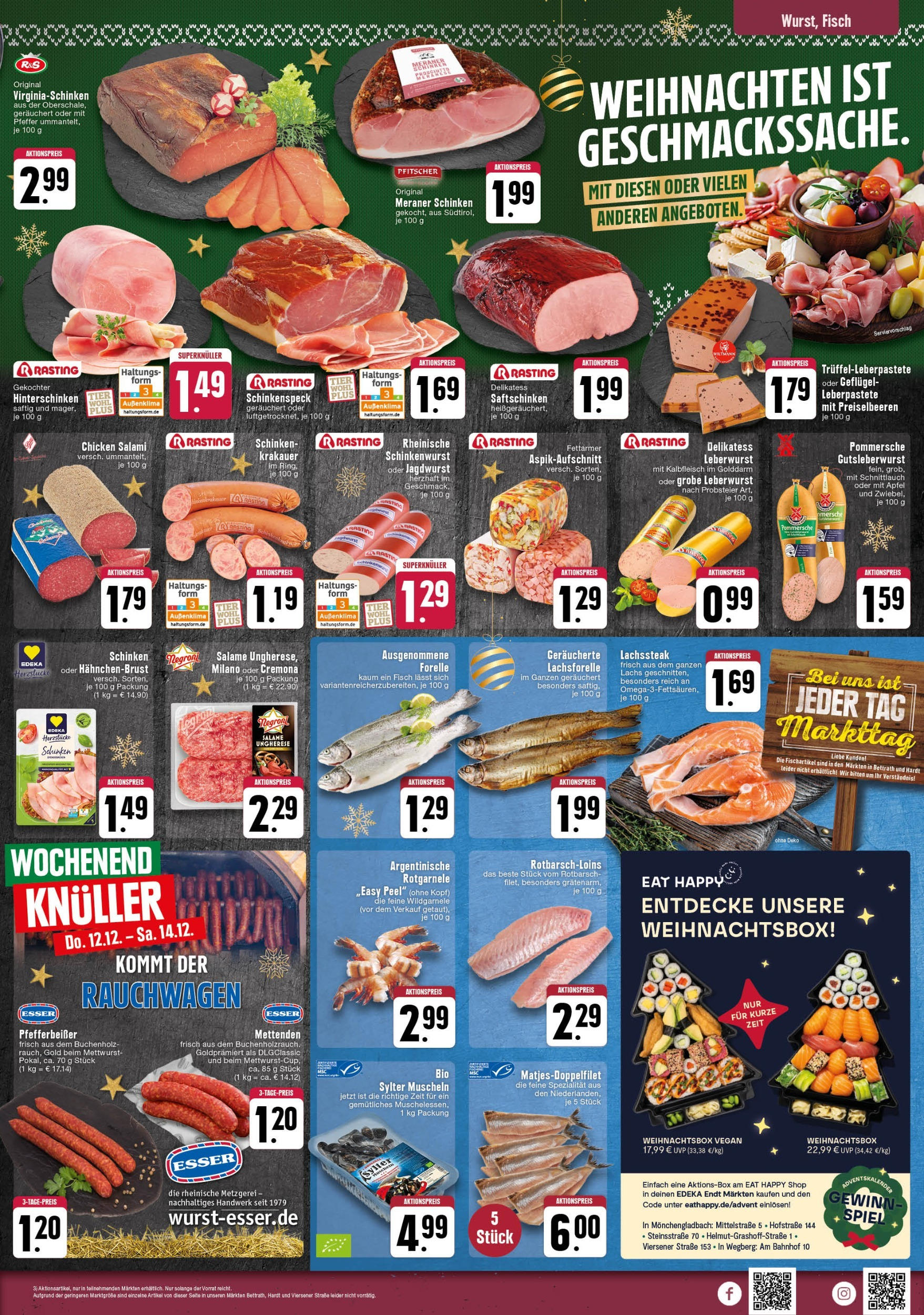 Edeka - EDEKA: Wochenangebote (ab 08.12.2024) » Angebote Online | Seite: 3 | Produkte: Äpfel, Lachs, Salami, Hahnchenbrust