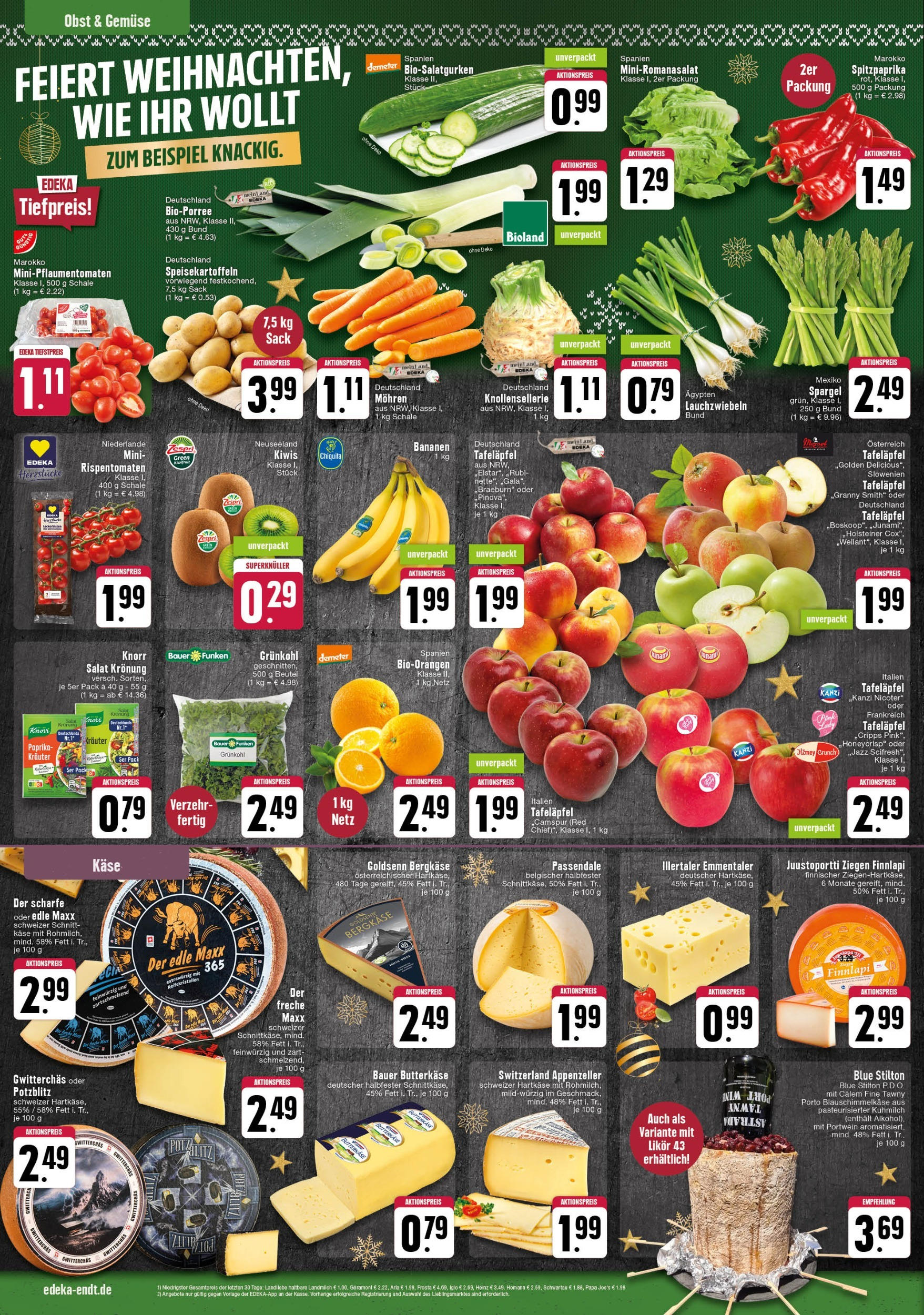 Edeka - EDEKA: Wochenangebote (ab 08.12.2024) » Angebote Online | Seite: 4 | Produkte: Likör, Iglo, Knorr, Frosta