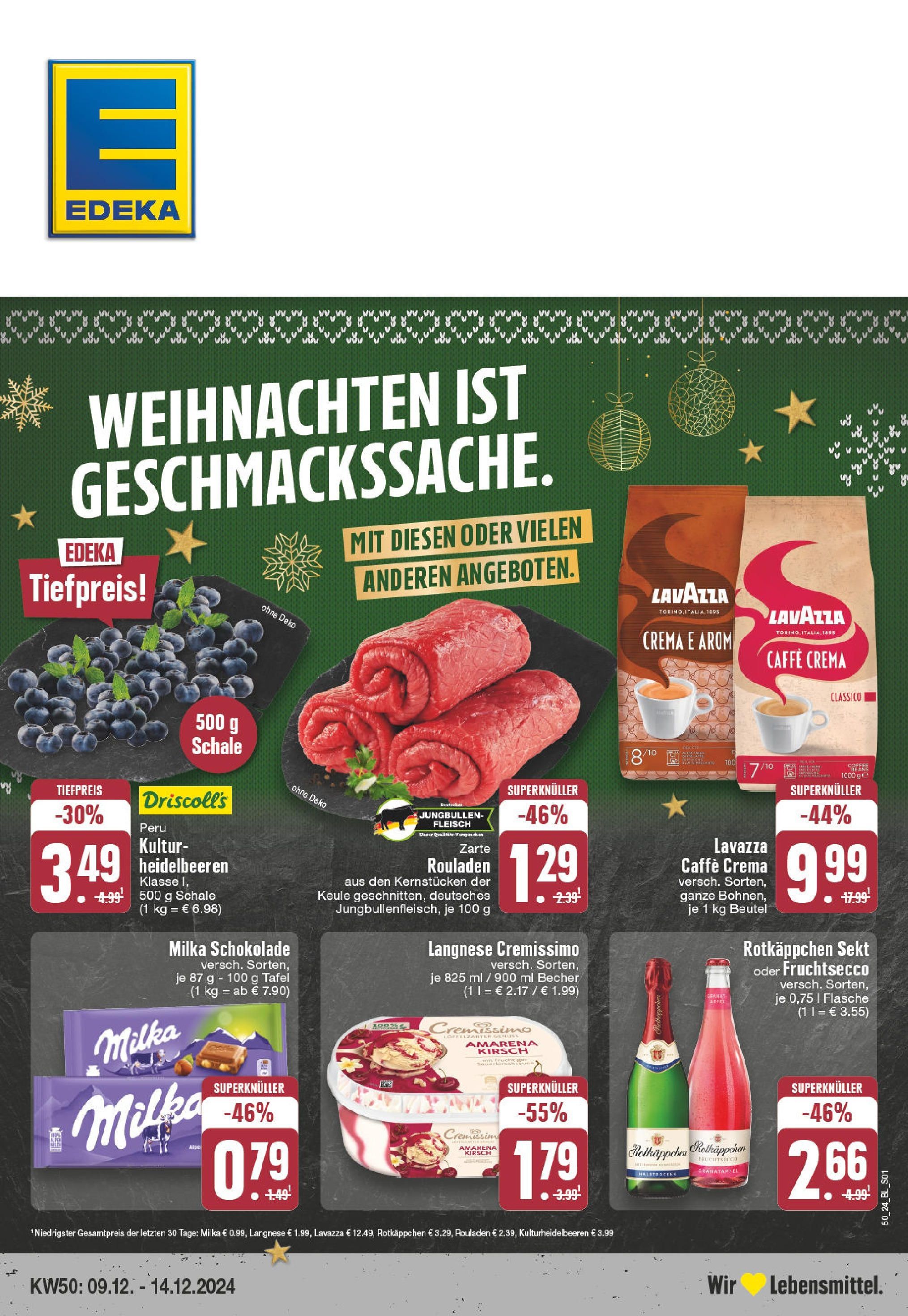 EDEKA Prospekt ab 08.12.2024 - EDEKA: Wochenangebote Online