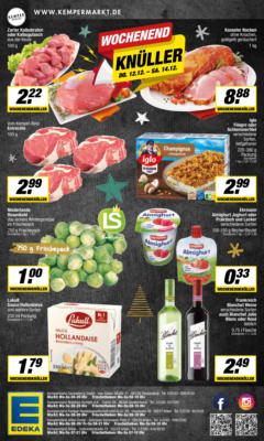 OFFERS - L. Stroetmann: Wochenangebote - gültig ab dem 11.12.2024 | Seite: 1 | Produkte: Joghurt, Iglo, Entrecote, Kasseler nacken