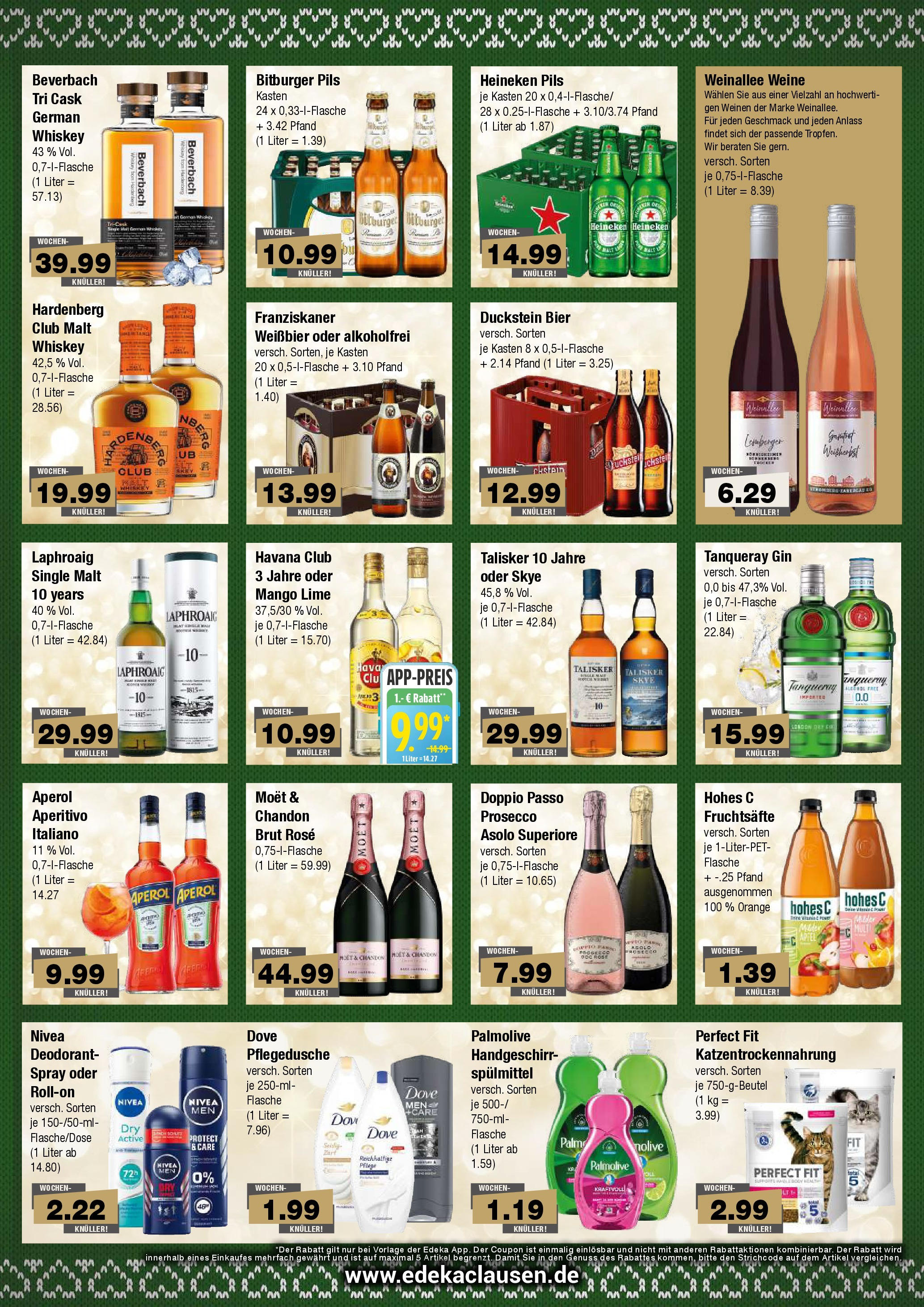 Edeka - EDEKA: Wochenangebote (ab 08.12.2024) » Angebote Online | Seite: 7 | Produkte: Pils, Prosecco, Mango, Gin